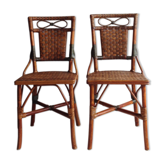 Vintage Wicker rattan chairs