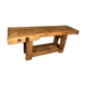 Old carpenter's wooden workbench