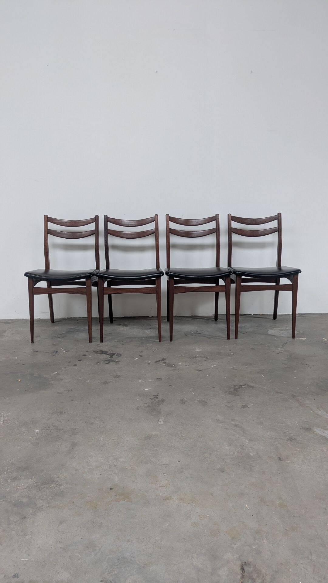 Vintage Scandinavian design table and chairs.