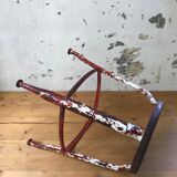 Workshop stool Nicolle patinated