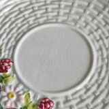 Barbotine dessert plate