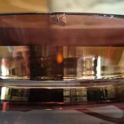 Vintage violet Boom round vase from Antwerp