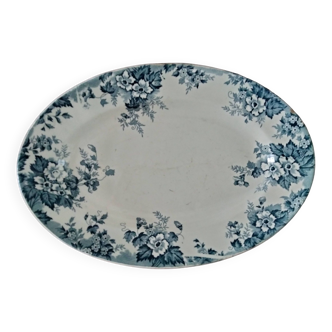 Old dish Saint Amand and Hamage Model Marie Louise Blue