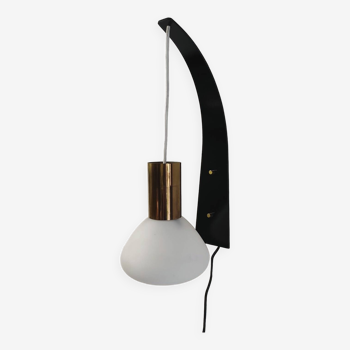 Designer wall lamp by Gaston Fossati for Atelier d'Art d'Uzès - 1960s