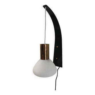 Designer wall lamp by Gaston Fossati for Atelier d'Art d'Uzès - 1960s