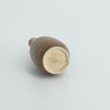 Small Mid-Century Scandinavian Modern Collectible Brown Stoneware Vases by Gunnar Borg, Set of 4
