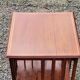Art Deco style revolving bookcase in walnut and oak