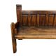 Antique Spanish Oak Bench – Traditional Pegged Construction