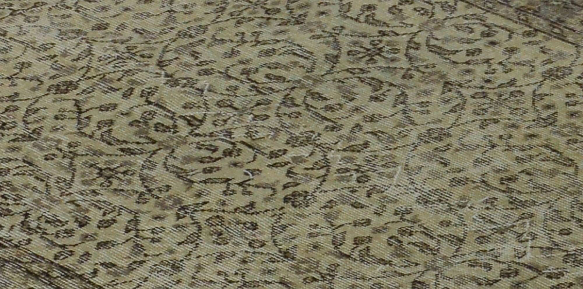 Turkish Anatolian Handmade Vintage Area Rug 210 cm x 105 cm