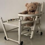 Antique toy - doll high chair
