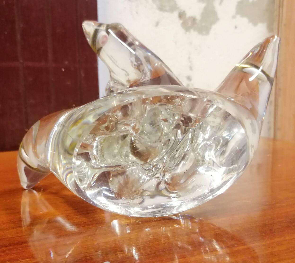 Schneider crystal candlestick - 4 light arms.