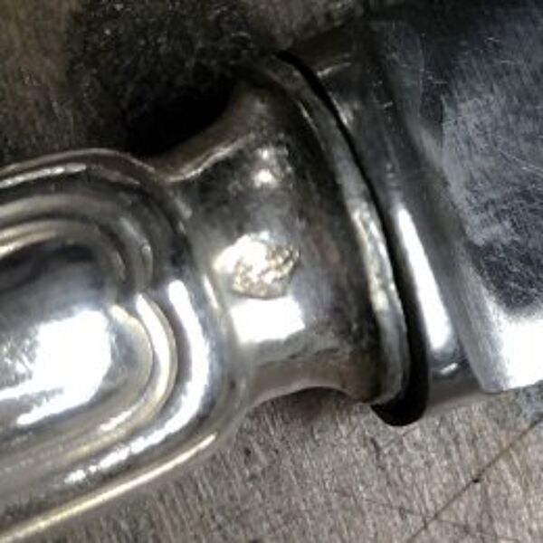 Lot de 6 couteaux de table violon anciens