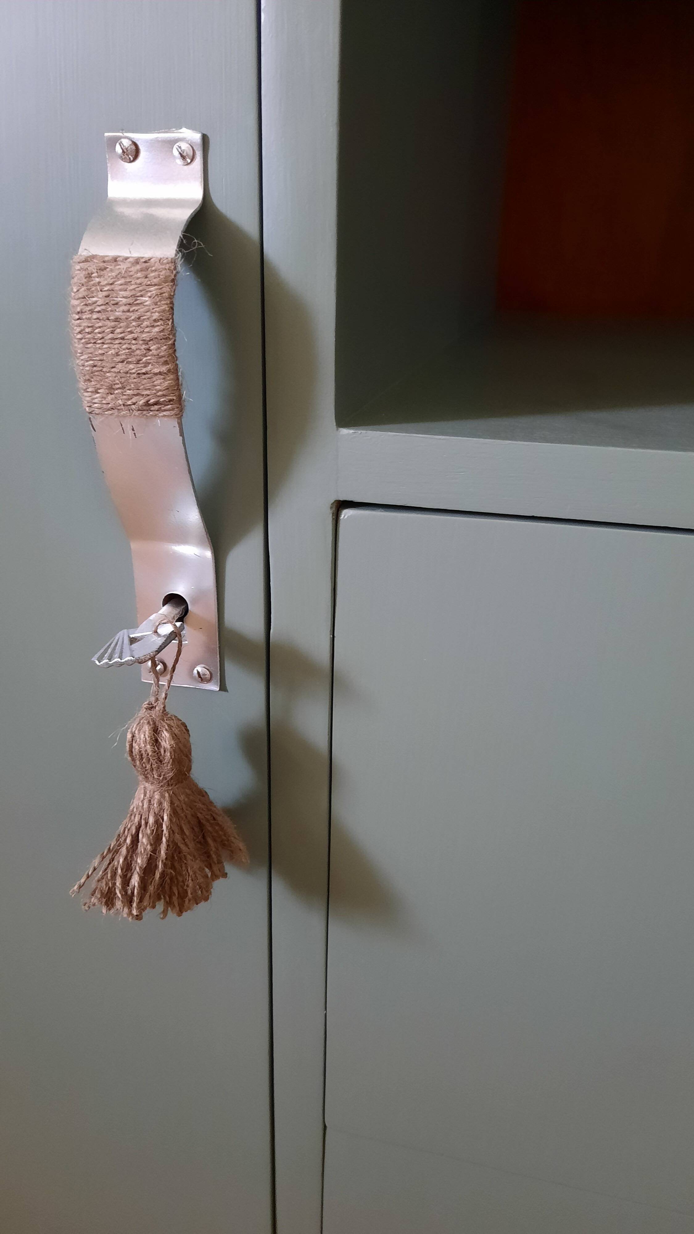 Vintage asymmetrical sideboard, 50s/60s