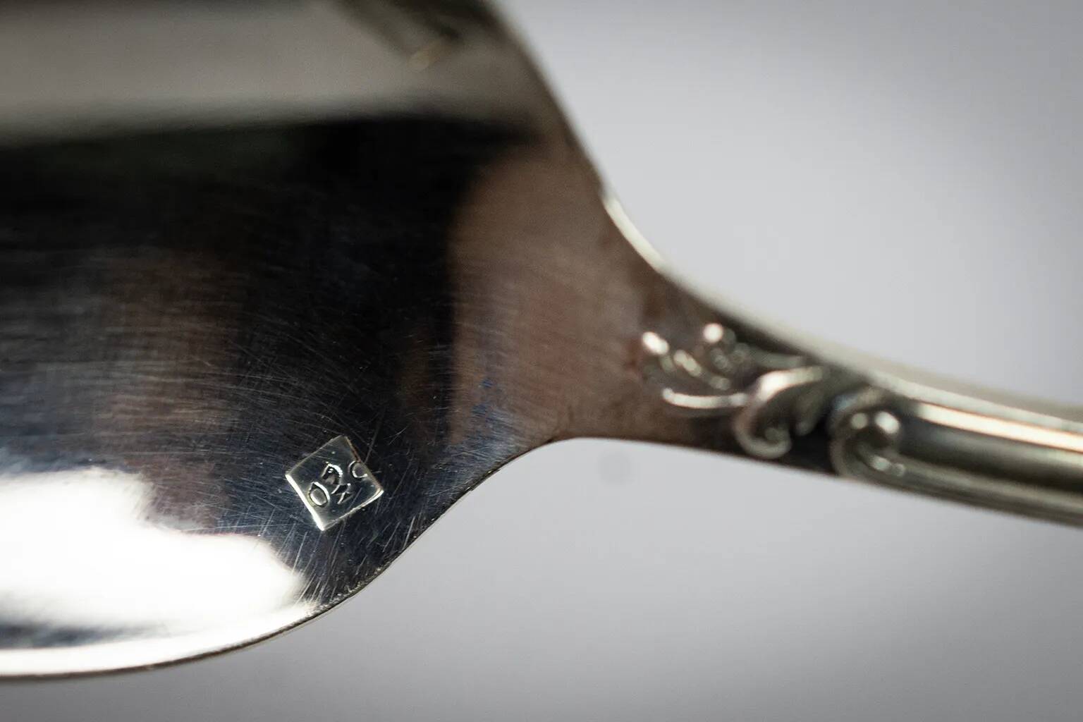 Christofle — 12 “Marly” silver-plated teaspoons, in their case