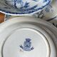 Service 10 assiettes creuses faïence Gien Terre de Fer Oiseau modèle Proven
