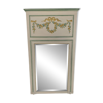 Louis XVI style trumeau in re-encased wood, 20th century