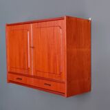 Armoire en teck, suspendue, Danemark 1960