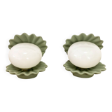 Ceramic shell lamp from the 70s/80s.