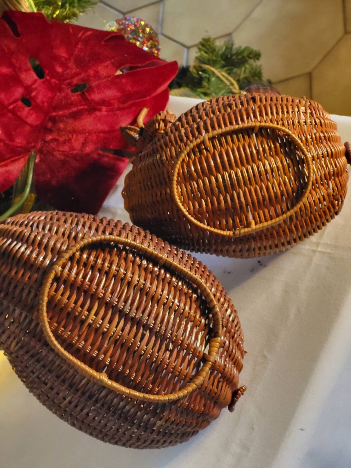 Panier forme cerf