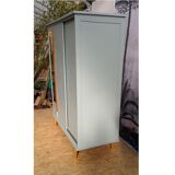 Vintage wardrobe with sliding doors