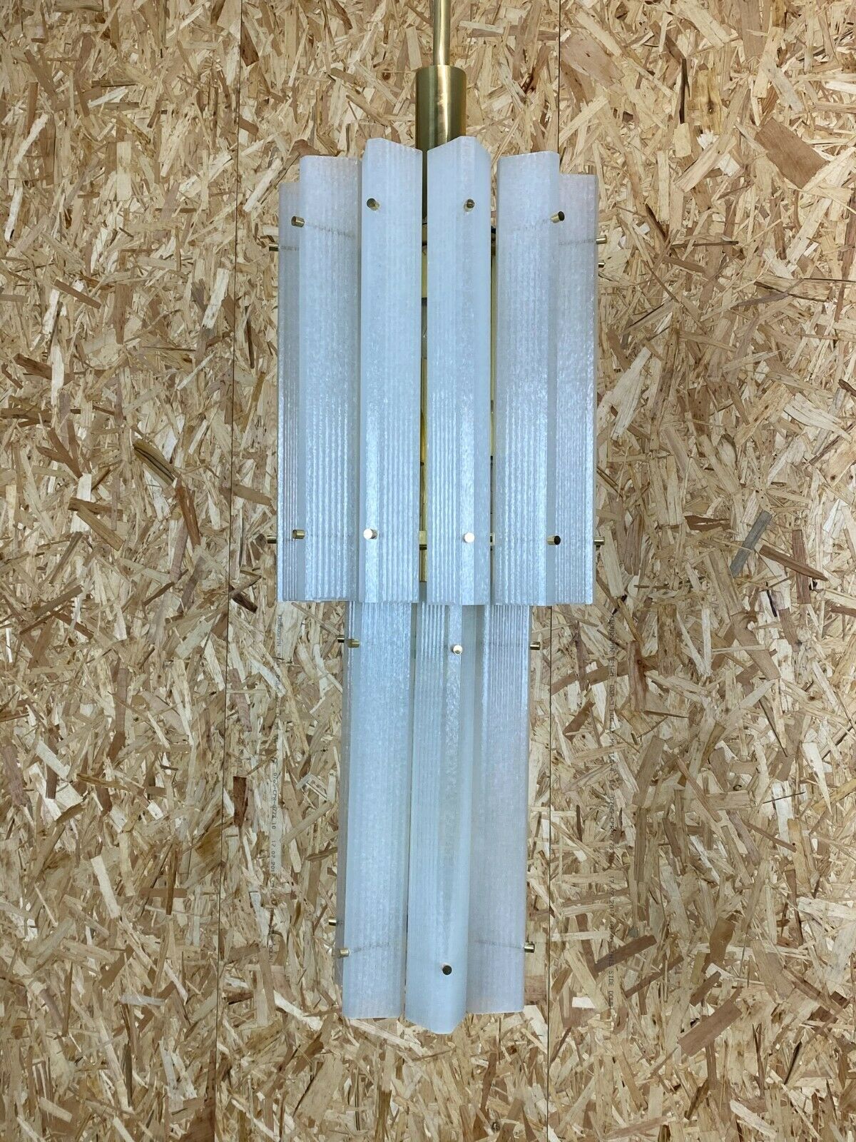 Lustre énorme Murano Ice Glass  Limburg 60s