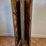 Screen decorated with wool threads, “Huichol” art, Sofia Ribeira, 124 cm