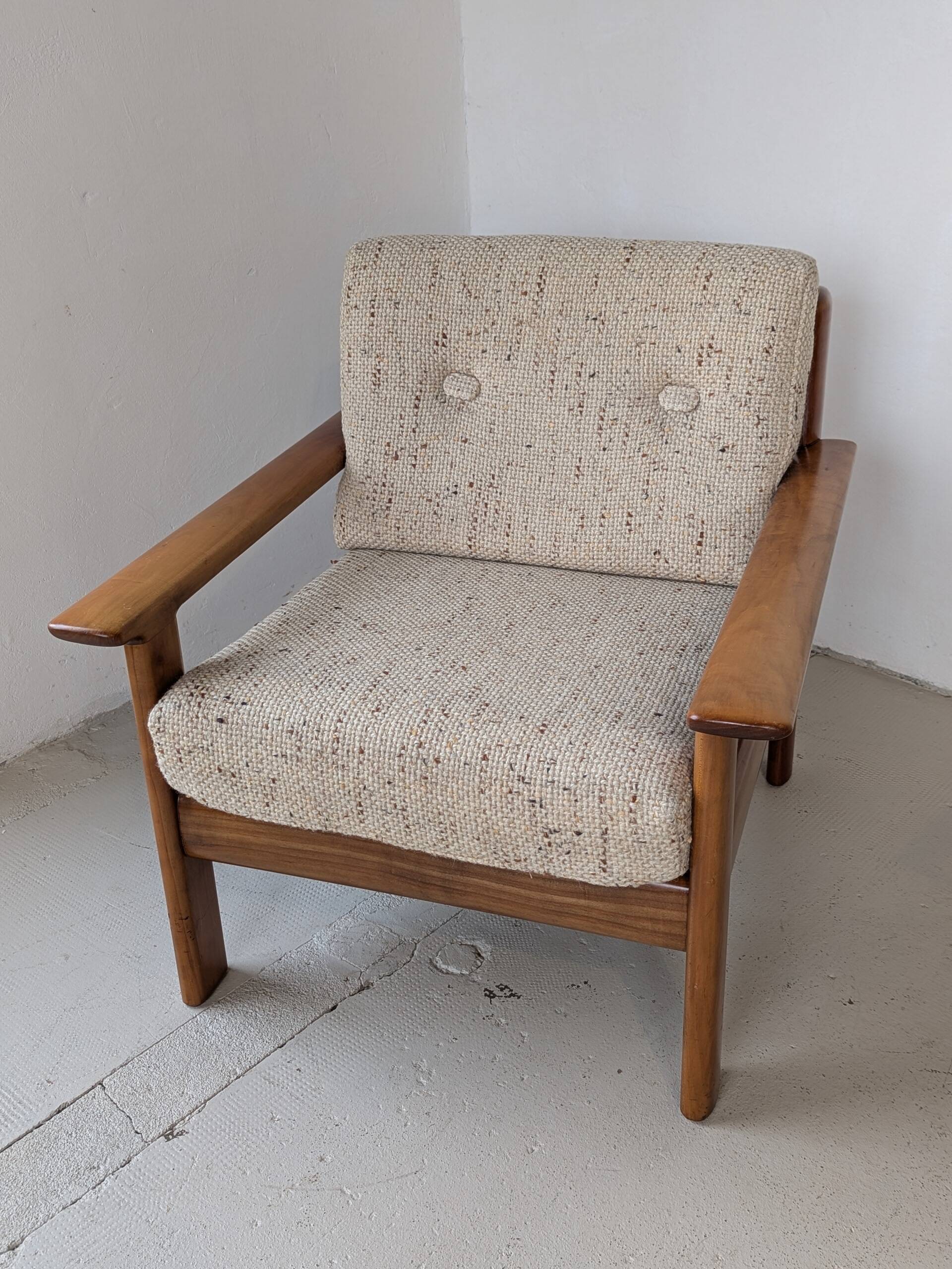 Fauteuil scandinave années 70