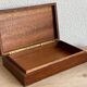 Coffret boite en loupe de bois