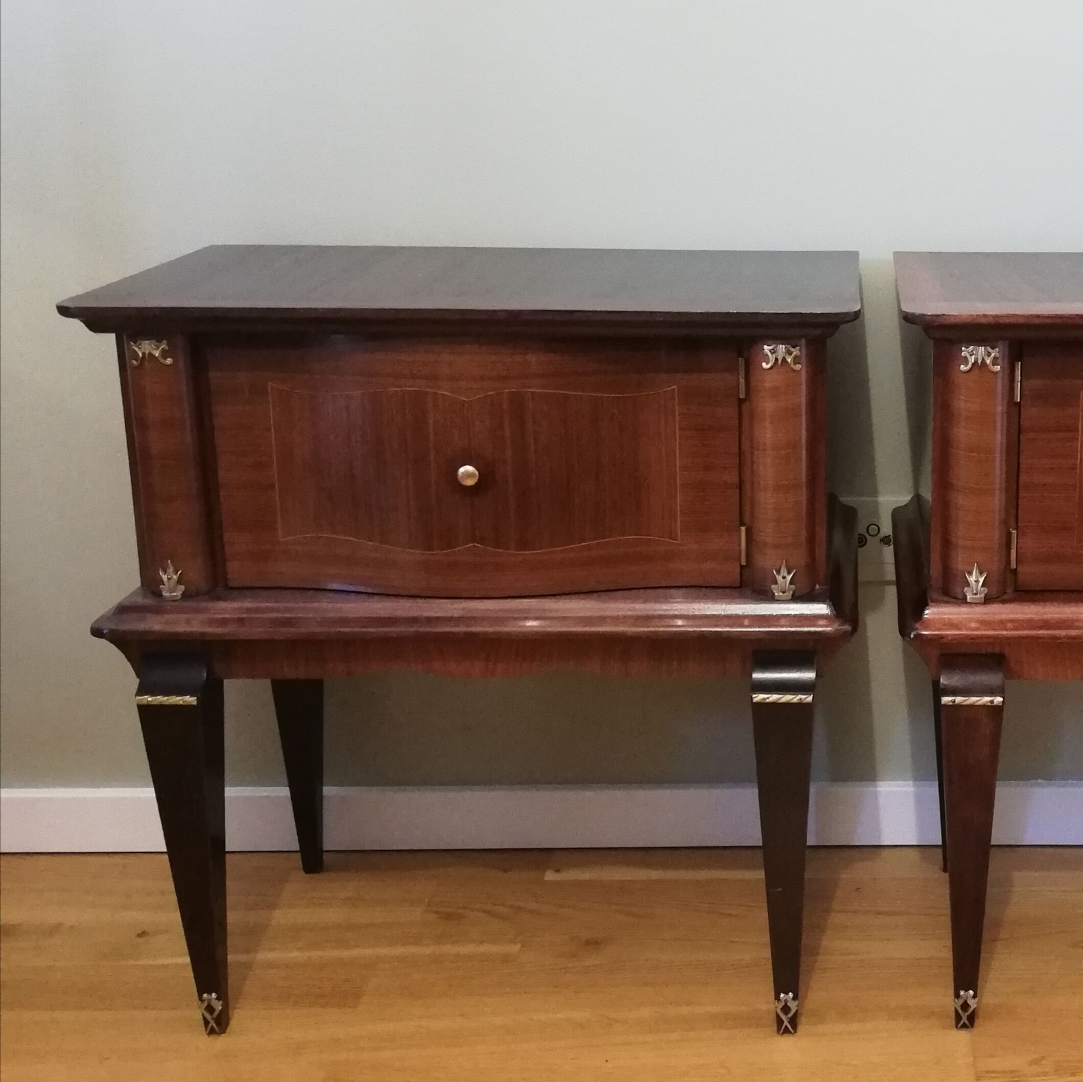Pair of vintage bedside tables 60s