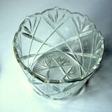Ice bucket from the 1930s - made of heavy lead crystal glass