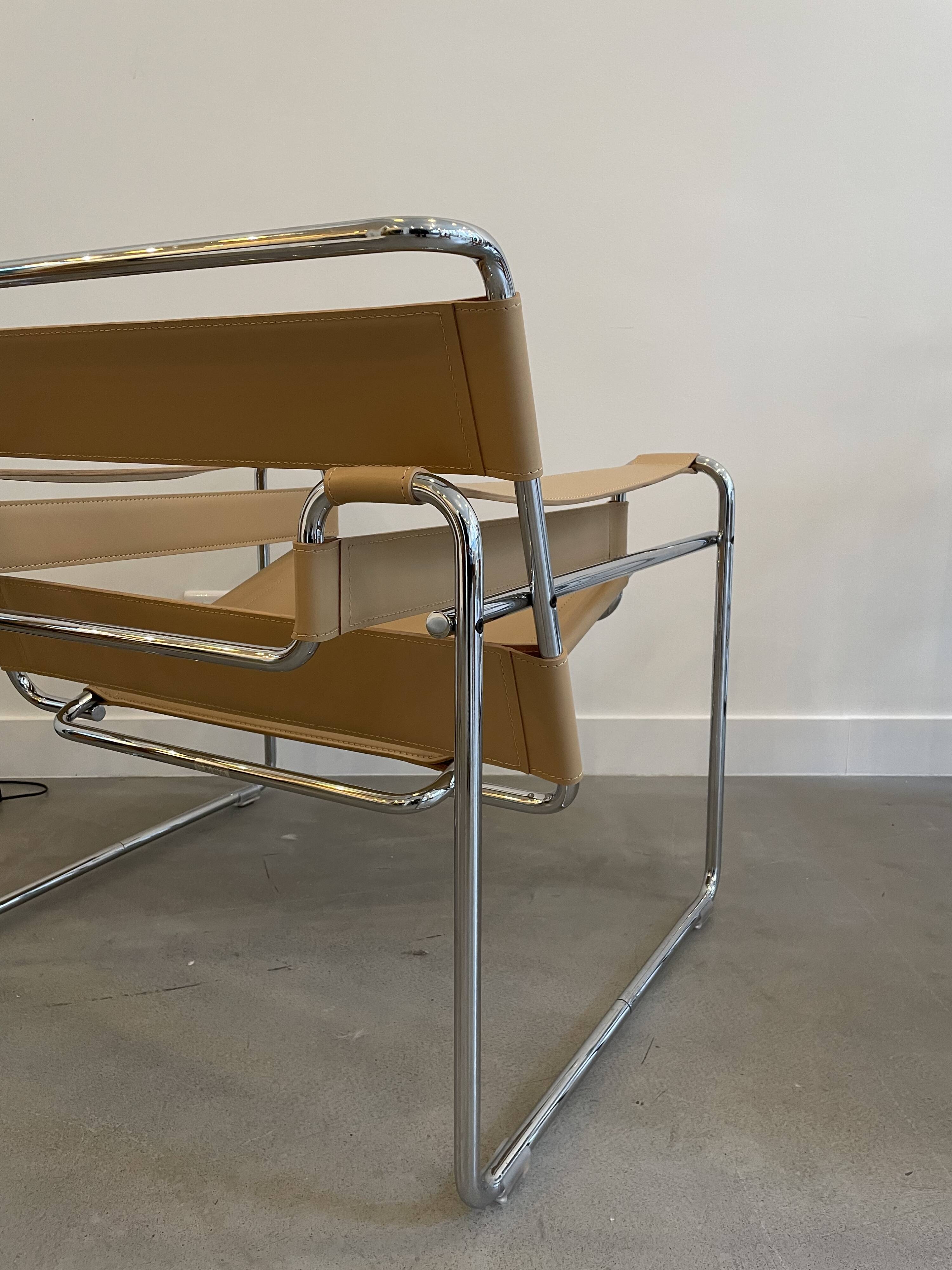 "Wassily" armchair by Marcel Breuer for Gavina.