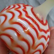 Crystal or opaline foot pitcher murano opalescent glass fair