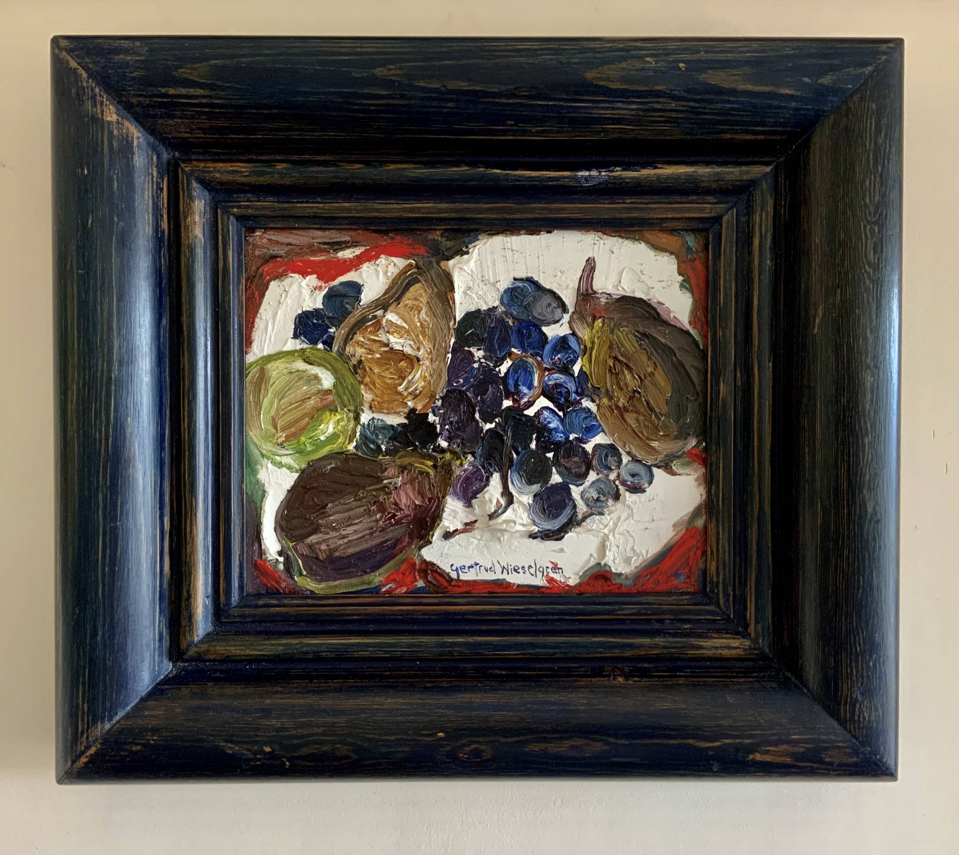 Wieselgren peinture à l'huile nature morte 1991