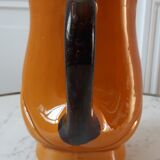 Ceramic pitcher signed Poët Laval Turban 70s