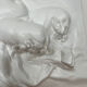Bas-relief plaster sculpture "Faun"