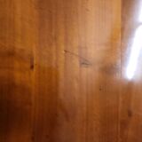 Louis XV style crossbow commode in solid walnut