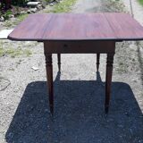 Mahogany shutter table, flaps and 1 drawer