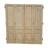 set of 4 molded old communication door
