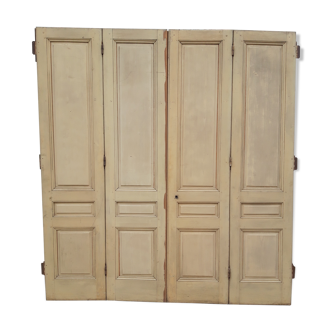 set of 4 molded old communication door