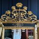 Art Nouveau Period Mirror in Wood Gilded with Gold Leaf - Late 19th Century