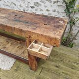 Établi de menuisier ancien