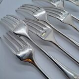Fourchettes de Table en Métal Argenté Alfénide Lot de 7
