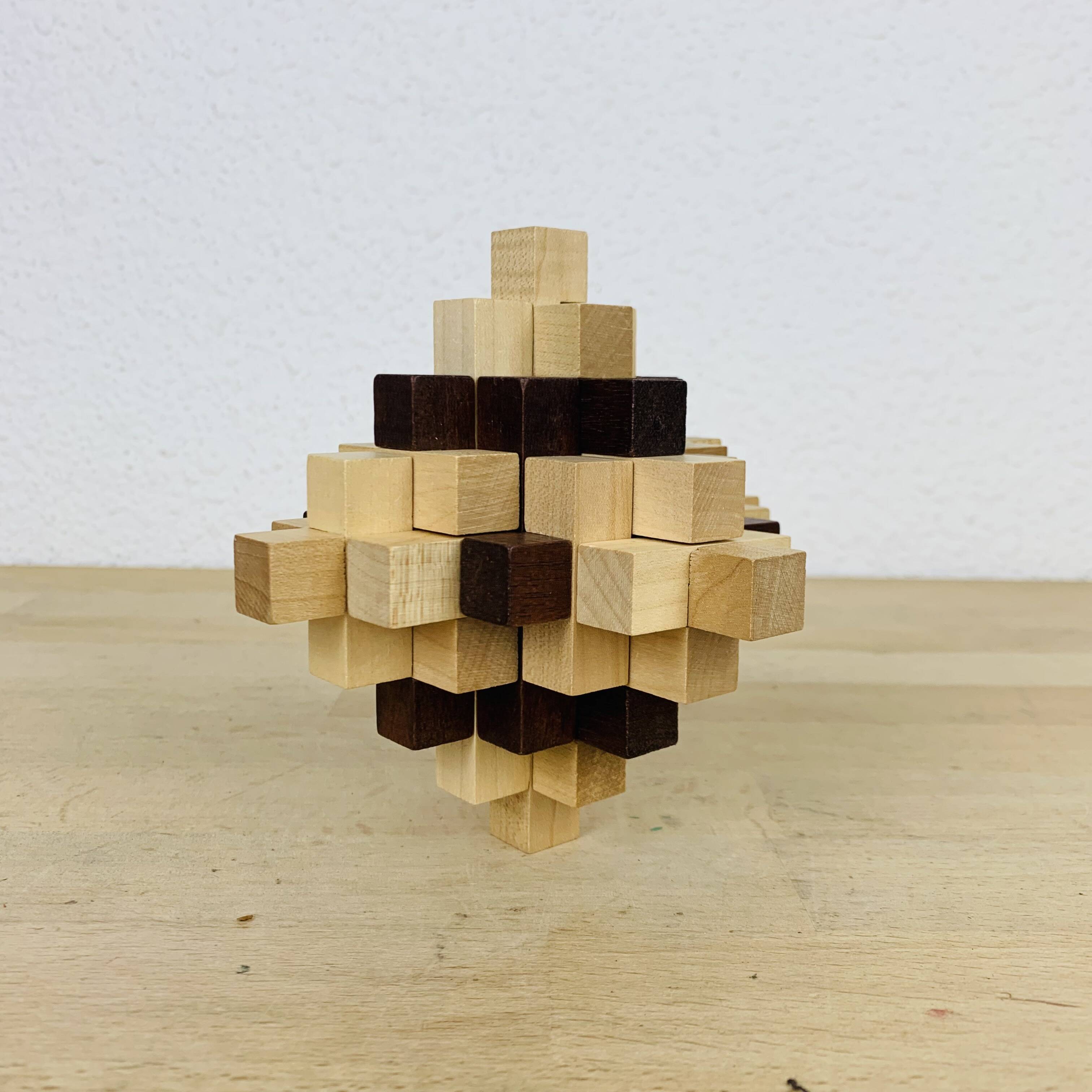 Vintage wooden puzzle toy