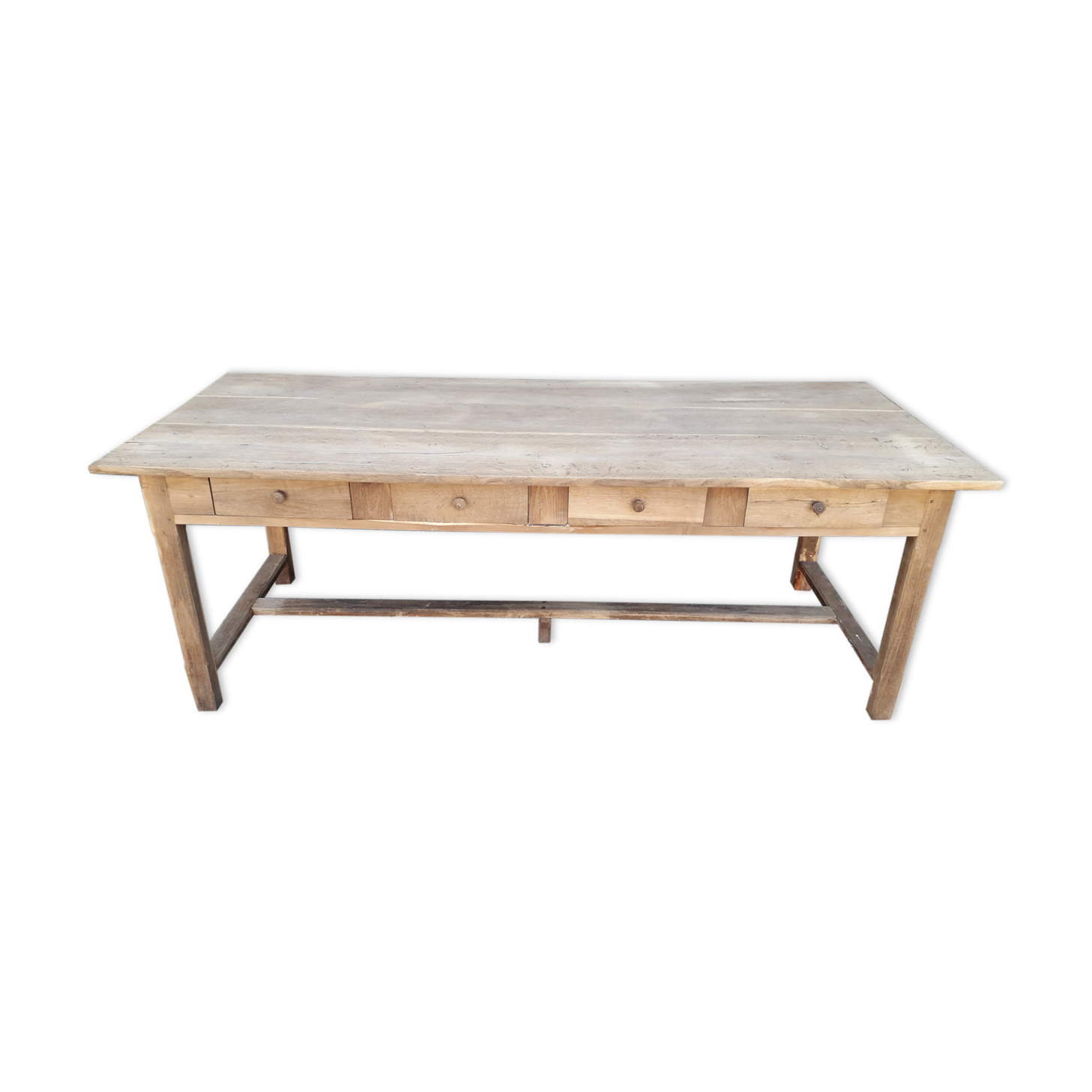 214 cm drawer farm table