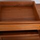 Vintage solid elm sideboard by Pierre Chapo, model R08