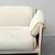 Vintage 2-seater sofa in beige and brown fabric, 1970s modernist