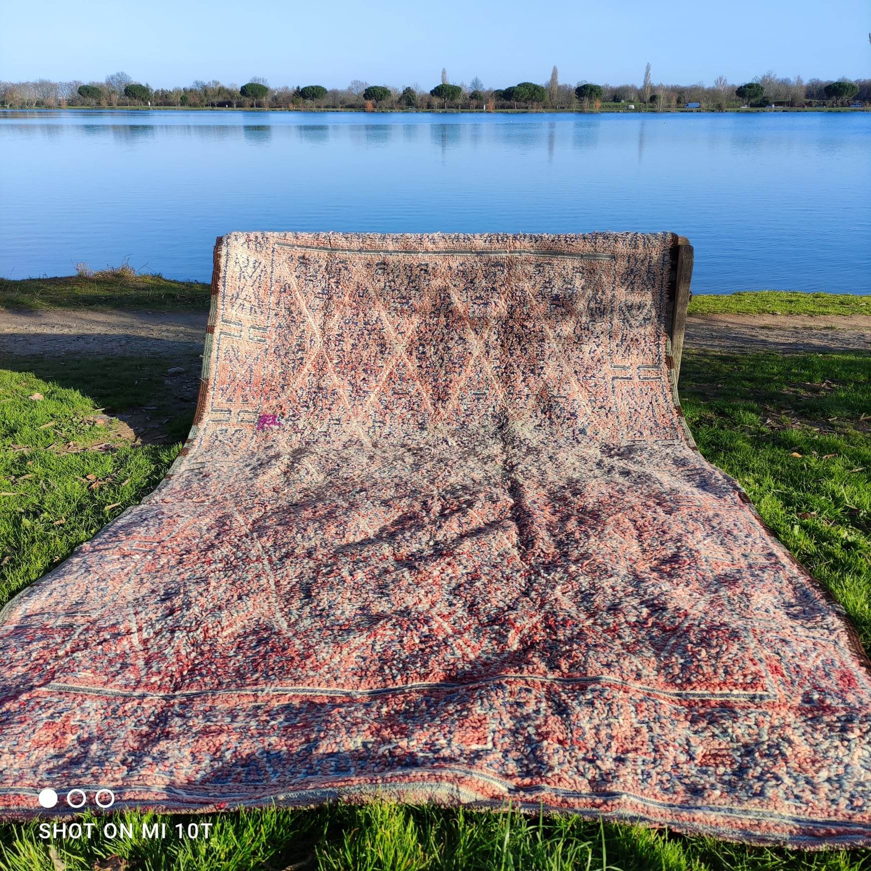 Berber carpet beni mguild seventies 3m50 on 2m05