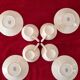 Pink ceramic coffee service by St Amand Ceranord