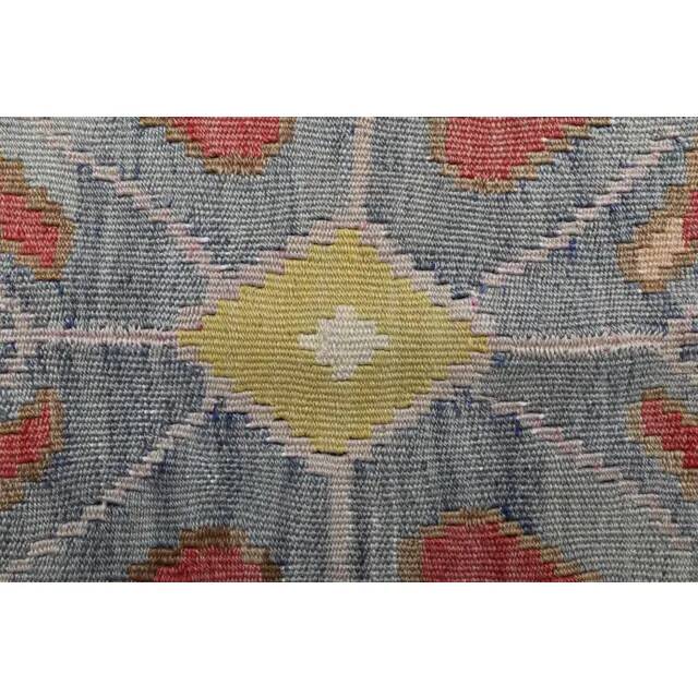 Vintage Turkish Oushak handmade wool cotton pink area rug 172x310