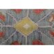 Vintage Turkish Oushak handmade wool cotton pink area rug 172x310